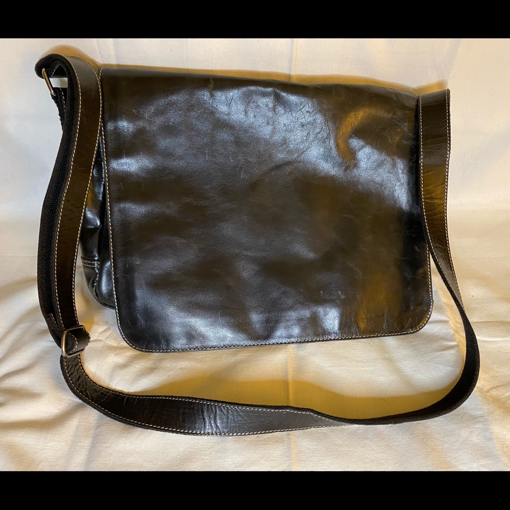 Fossil Dark Brown Messenger Bag